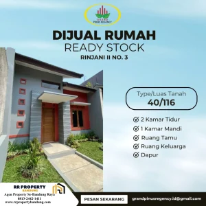 Rinjani II No. 3 – Rumah Ready Stock Type 40/116