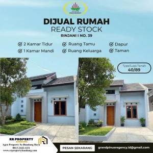 Rinjani I No. 39 – Rumah Ready Stock Type 40/89