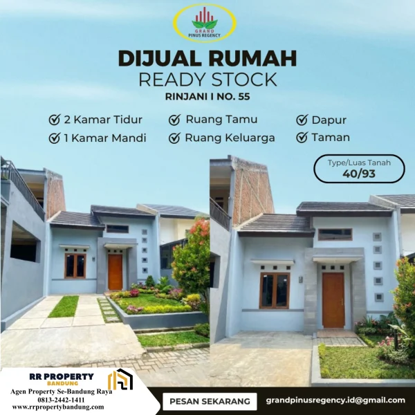 pinus 006 Rinjani I No. 55 – Rumah Ready Stock Type 40/93