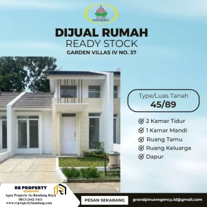 Garden Villas IV No. 37 – Rumah Ready Stock Type 45/89